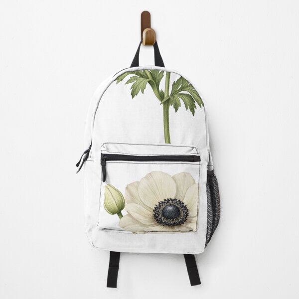 Item preview, Single Anemone Study – Vintage Botanical Illustration designed and sold by Joyfulfabric.