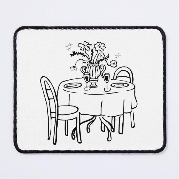 Item preview, Table For Two Please, Romantic Table Setting Art designed and sold by AkaiRoom.