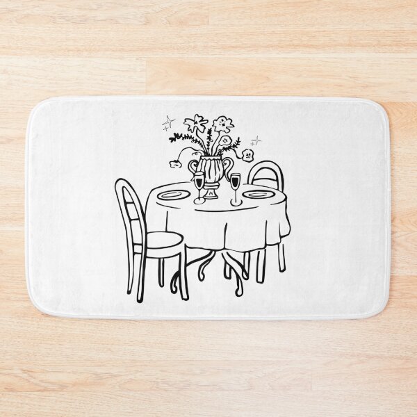 Item preview, Table For Two Please, Romantic Table Setting Art designed and sold by AkaiRoom.
