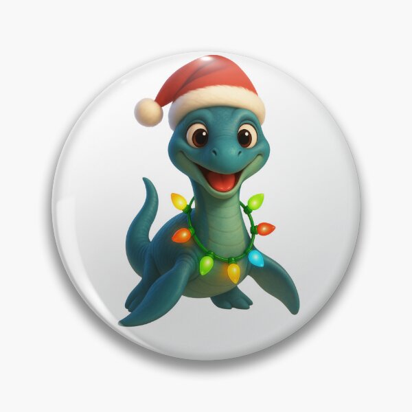 Item preview, Christmas Plesiosaur designed and sold by Sillytoe.