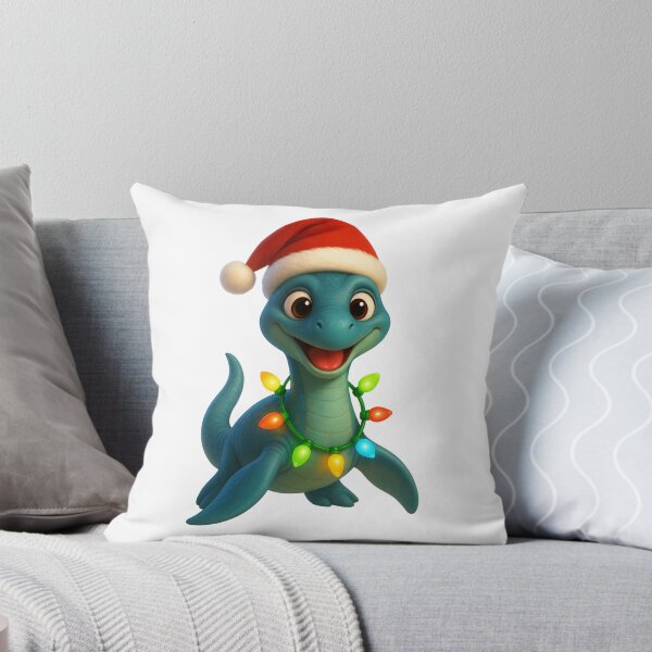 Item preview, Christmas Plesiosaur designed and sold by Sillytoe.