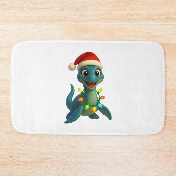 Item preview, Christmas Plesiosaur designed and sold by Sillytoe.