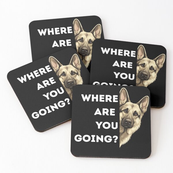 Item preview, Where Are You Going Dog Meme – Funny Clingy Pet Lover Design designed and sold by SOFWIN.