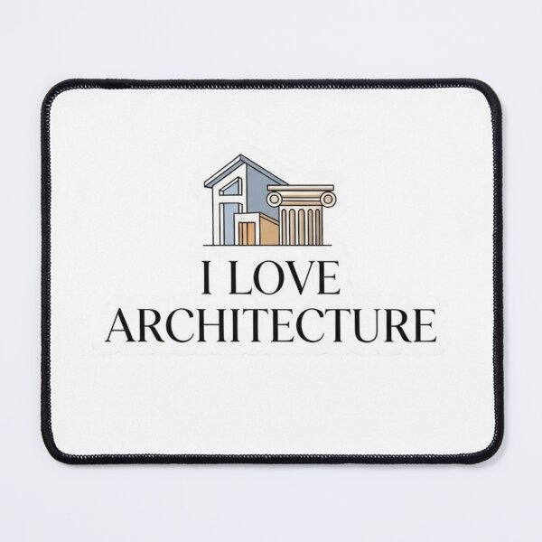 Item preview, Modern Architecture Lover Minimal Text Sticker designed and sold by Modefissi.