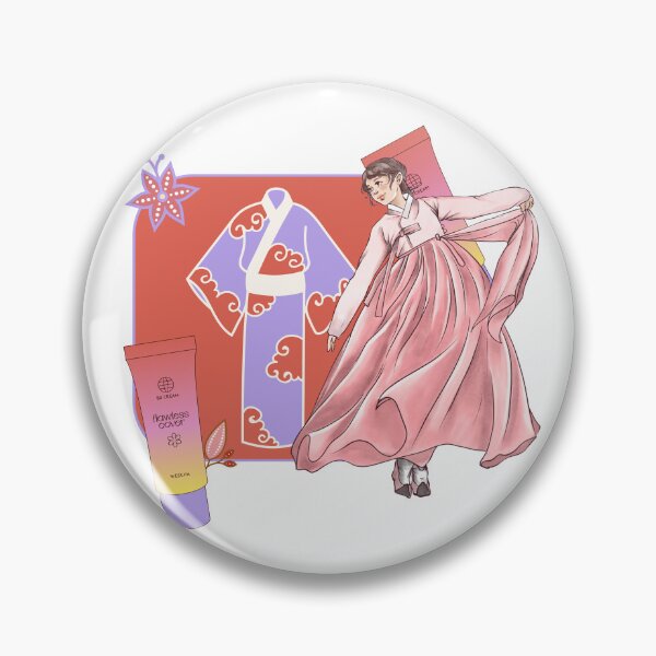 Item preview, Flowing Pink Hanbok & Glow BB Cream designed and sold by Kanniax.
