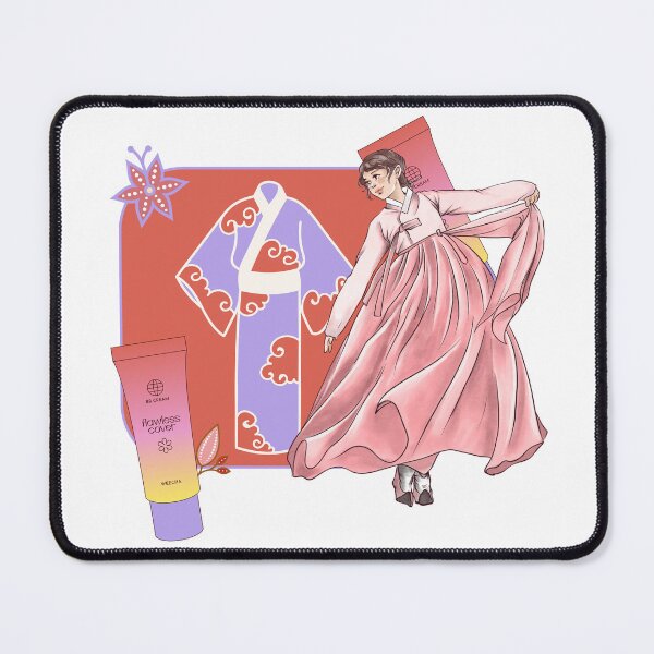 Item preview, Flowing Pink Hanbok & Glow BB Cream designed and sold by Kanniax.