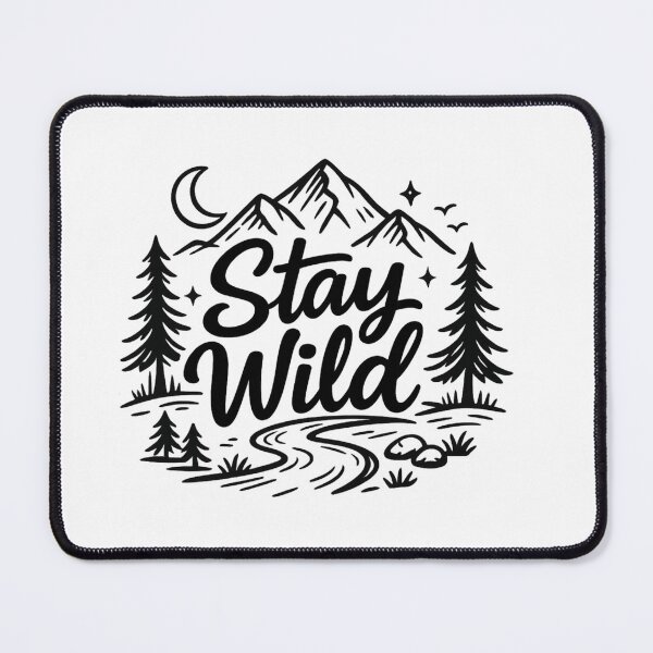 Item preview, Stay Wild Mountains designed and sold by jugglingelephant.