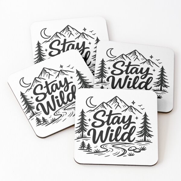 Item preview, Stay Wild Mountains designed and sold by jugglingelephant.