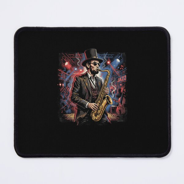 Item preview, Abe Lincoln Saxophone JAZZ Musician Player designed and sold by snowry.