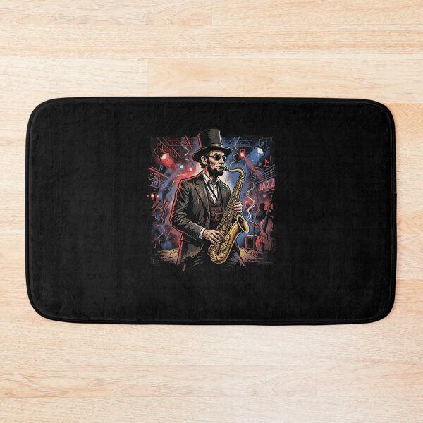 Item preview, Abe Lincoln Saxophone JAZZ Musician Player designed and sold by snowry.