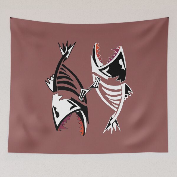 Item preview, Tribal fish designed and sold by Glenbobagins.