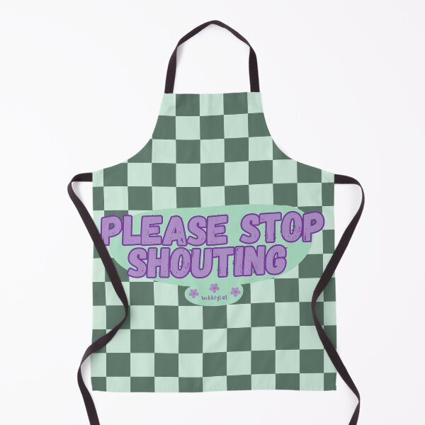 Item preview, Please Stop Shouting designed and sold by Wobblycat Designs.