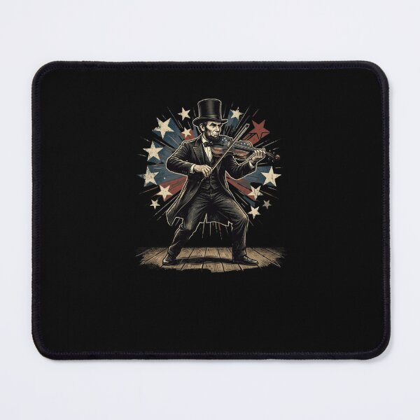 Item preview, Abraham Lincoln Playing Violin Patriotic Design designed and sold by snowry.