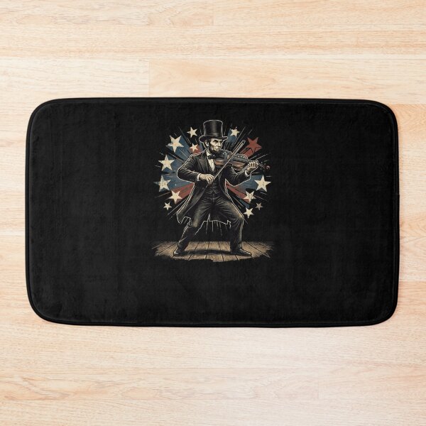 Item preview, Abraham Lincoln Playing Violin Patriotic Design designed and sold by snowry.