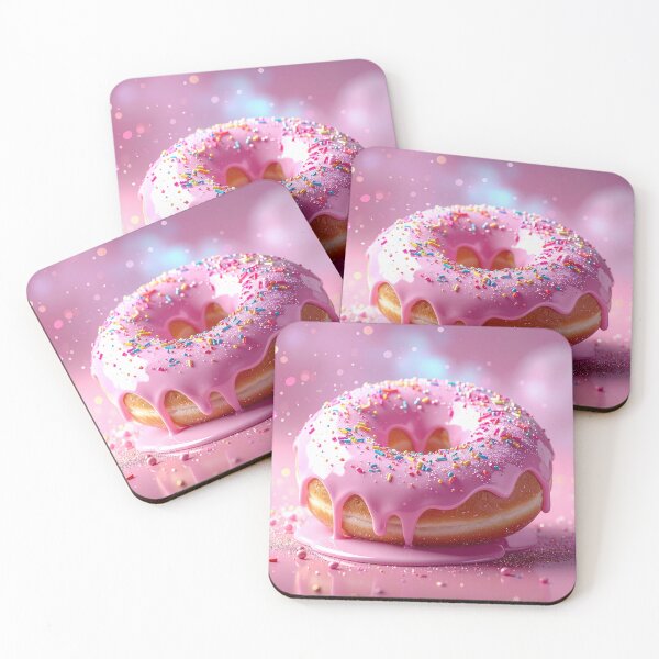 Item preview, Pink Glazed Donut Sweet  designed and sold by BetweenForms.