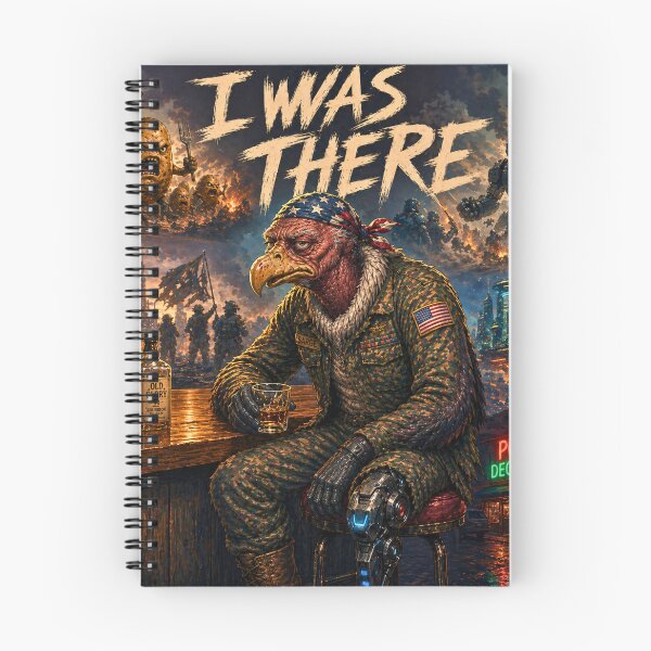 Item preview, I Was There Funny Veteran Buzzard Bar Shirt Sticker Poster designed and sold by A Sinister Sly.