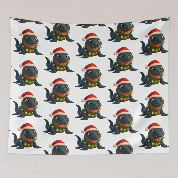 Item preview, Christmas Pliosaur designed and sold by Sillytoe.