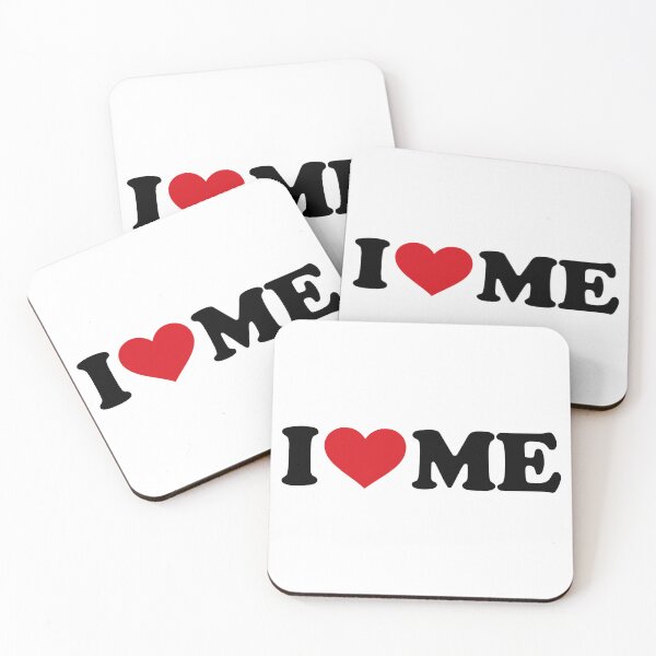 Item preview, I love ME - I ♥ Me – Simple Red Heart Self Love Text Design designed and sold by EmeraldeaArt.