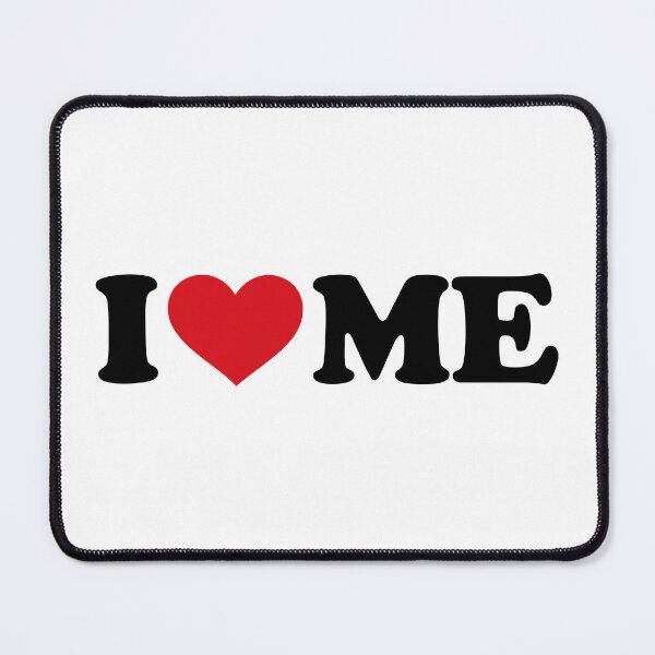 Item preview, I love ME - I ♥ Me – Simple Red Heart Self Love Text Design designed and sold by EmeraldeaArt.