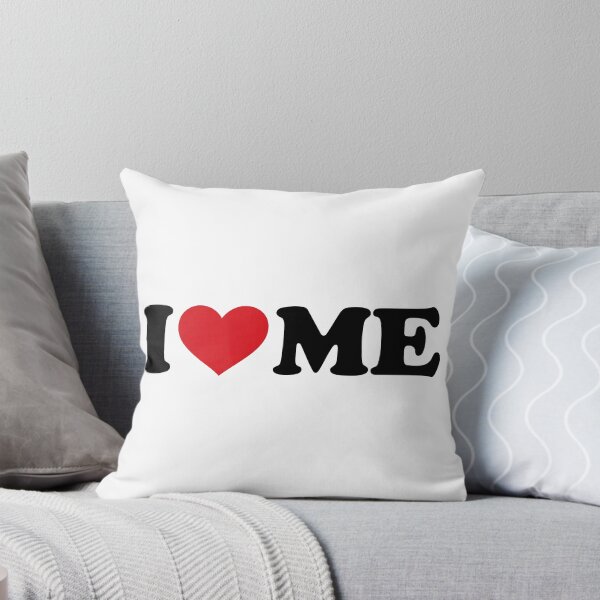 Item preview, I love ME - I ♥ Me – Simple Red Heart Self Love Text Design designed and sold by EmeraldeaArt.