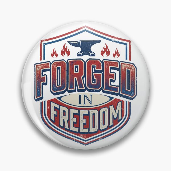 Item preview, Forged In Freedom Anvil 250th Anniversary USA 1776 to 2026 Distressed Vintage Patriotic designed and sold by Cozy-Old-Pub.
