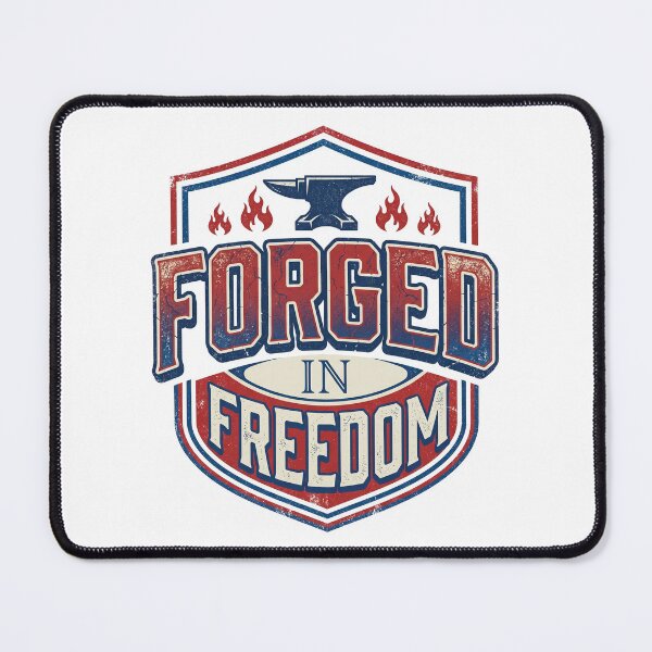 Item preview, Forged In Freedom Anvil 250th Anniversary USA 1776 to 2026 Distressed Vintage Patriotic designed and sold by Cozy-Old-Pub.