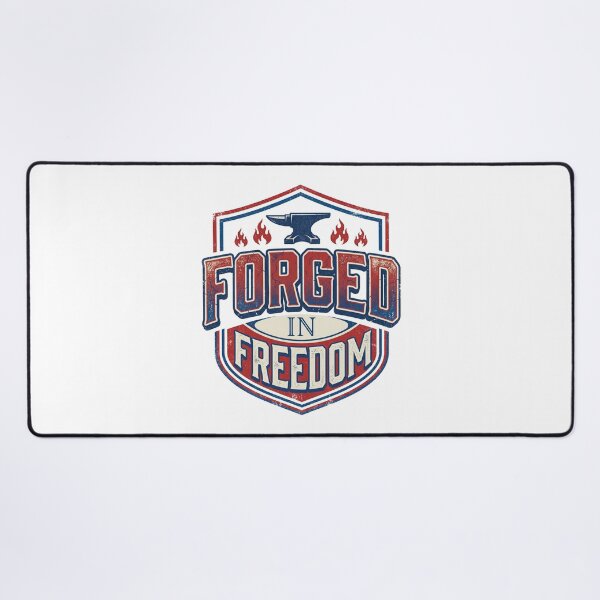 Item preview, Forged In Freedom Anvil 250th Anniversary USA 1776 to 2026 Distressed Vintage Patriotic designed and sold by Cozy-Old-Pub.