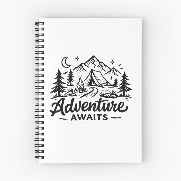 Item preview, Adventure Awaits Camping Design designed and sold by jugglingelephant.