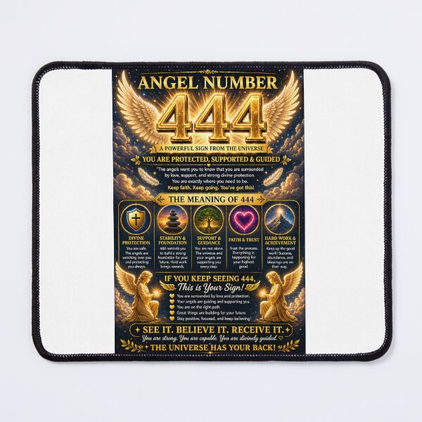 Item preview, Angel Number 444 Protection Stability Divine Design designed and sold by HiteshArt111.
