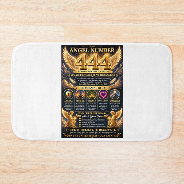 Item preview, Angel Number 444 Protection Stability Divine Design designed and sold by HiteshArt111.