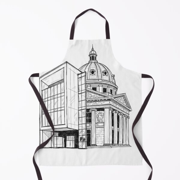 Item preview, Hand Drawn Architecture Sketch I Love Architecture Sticker designed and sold by Modefissi.