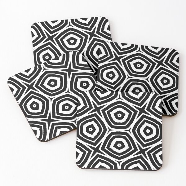 Item preview, Black and White Abstract Geometric Pattern designed and sold by GraceInNatureCo.