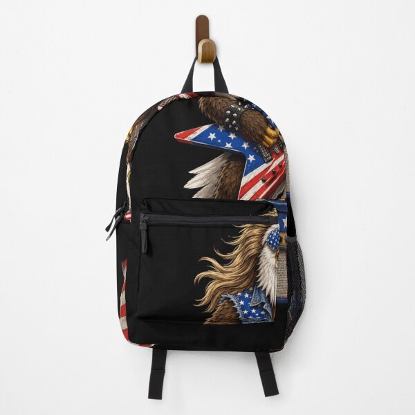 Item preview, Rocking Raptor Patriotic Electric Guitar Art designed and sold by snowry.