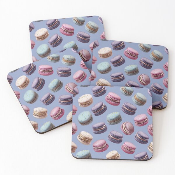 Item preview, Aesthetic Pastel Macaron Sweet Treat Pattern designed and sold by NicolasGlowArt.