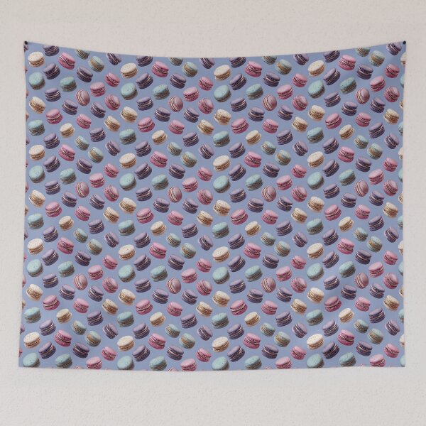 Item preview, Aesthetic Pastel Macaron Sweet Treat Pattern designed and sold by NicolasGlowArt.