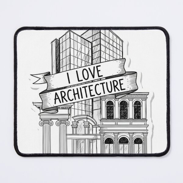 Item preview, Artistic Architecture Sketch Lover Sticker designed and sold by Modefissi.
