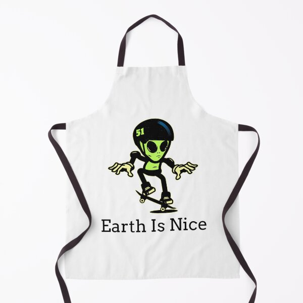 Item preview, Earth Is Nice — Alien Skate Vibes T-Shirt designed and sold by SQUEEZIN.