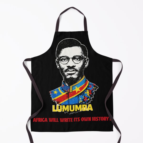 Item preview, Patrice Lumumba Pan African Portrait — Africa Will Write Its Own History | Free DRC Congo designed and sold by Youngkev-arts.