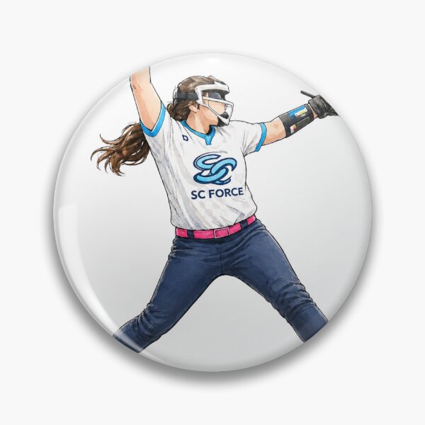 Item preview, SC Force Softball Lake 11 Player Illustration designed and sold by Oardesigns.