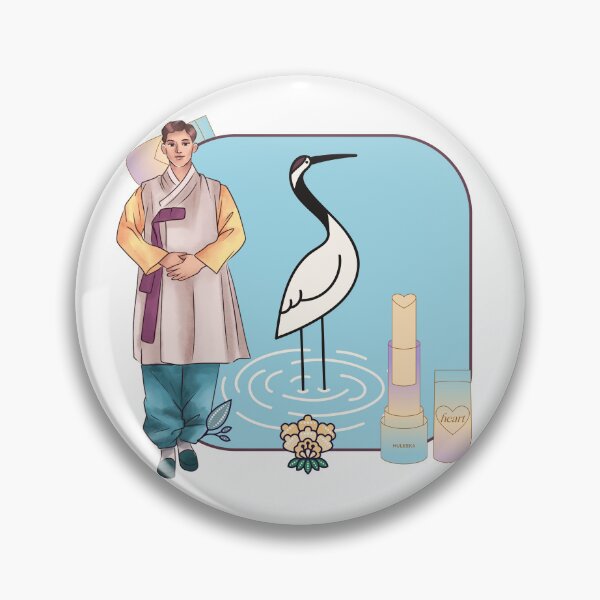 Item preview, Men's Hanbok, Crane & Heart Balm Art designed and sold by Kanniax.