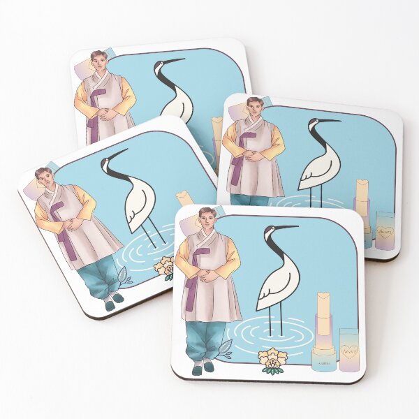 Item preview, Men's Hanbok, Crane & Heart Balm Art designed and sold by Kanniax.
