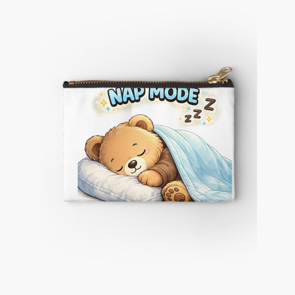 Item preview, Sleepy Bear Cute Kawaii Teddy Bear Nap Mode Cozy Sticker designed and sold by Cute-Corne.
