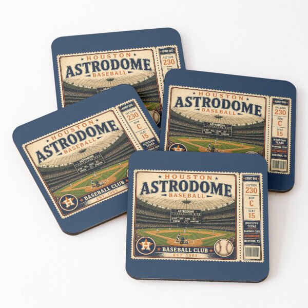 Item preview, Houston Baseball Vintage Ticket Stub Astrodome Retro Dome Stadium Design designed and sold by GhostDawgs.