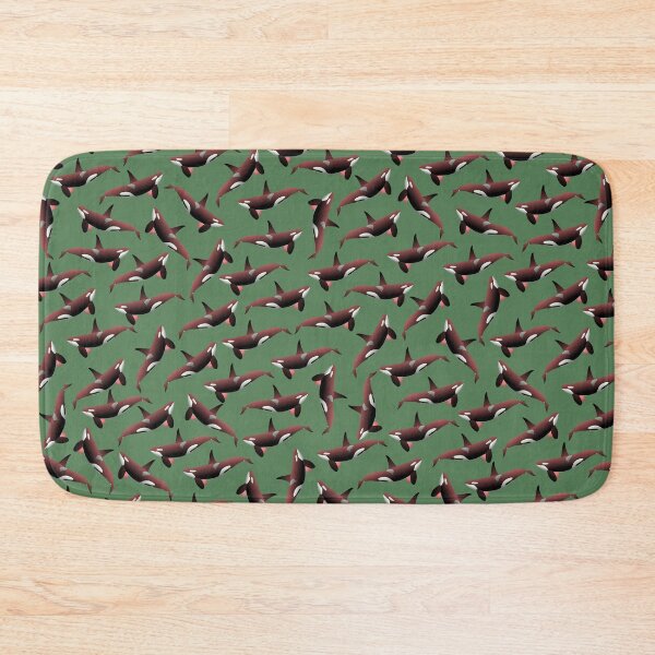 Item preview, Orca Pattern Ocean Whale Seamless Design designed and sold by DesignsVault.