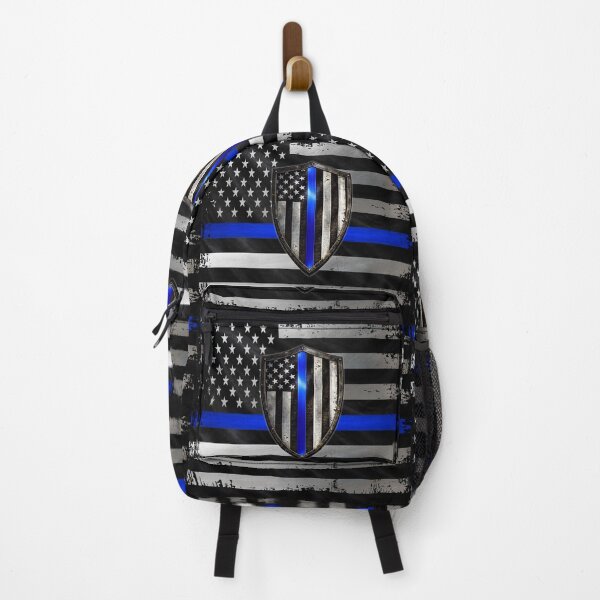 Item preview, Thin Blue Line American Shield Badge Design designed and sold by artistwill.