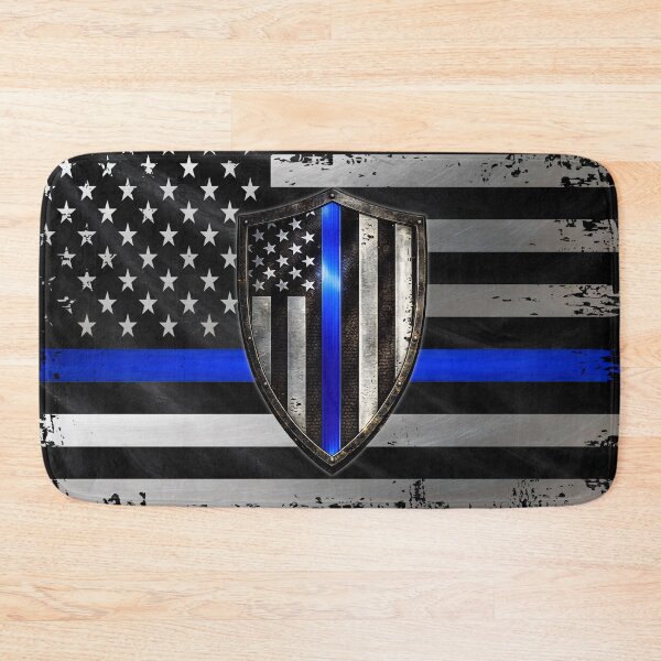 Item preview, Thin Blue Line American Shield Badge Design  designed and sold by artistwill.