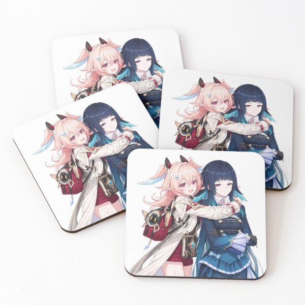 Item preview, Linnea and Celaeno hug designed and sold by AshenEclipse.