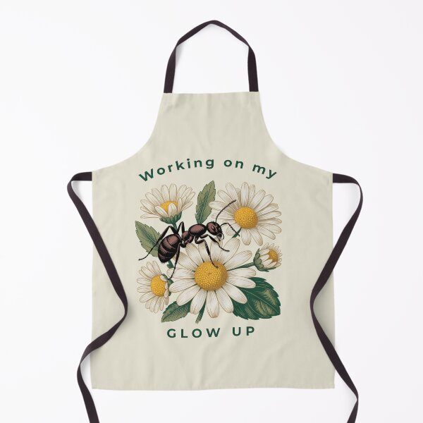 Item preview, Working On My Glow Up Vintage Ant Daisy Botanical Art designed and sold by AlexandraSand.