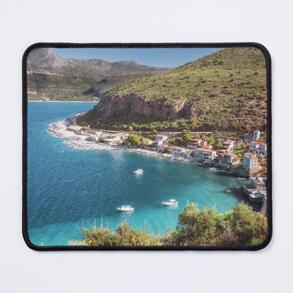 Item preview, Serene Coastal Village Peloponnese Greece designed and sold by PhotoArt by Joan Carroll.