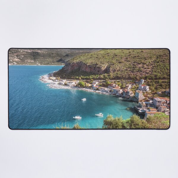 Item preview, Serene Coastal Village Peloponnese Greece designed and sold by PhotoArt by Joan Carroll.